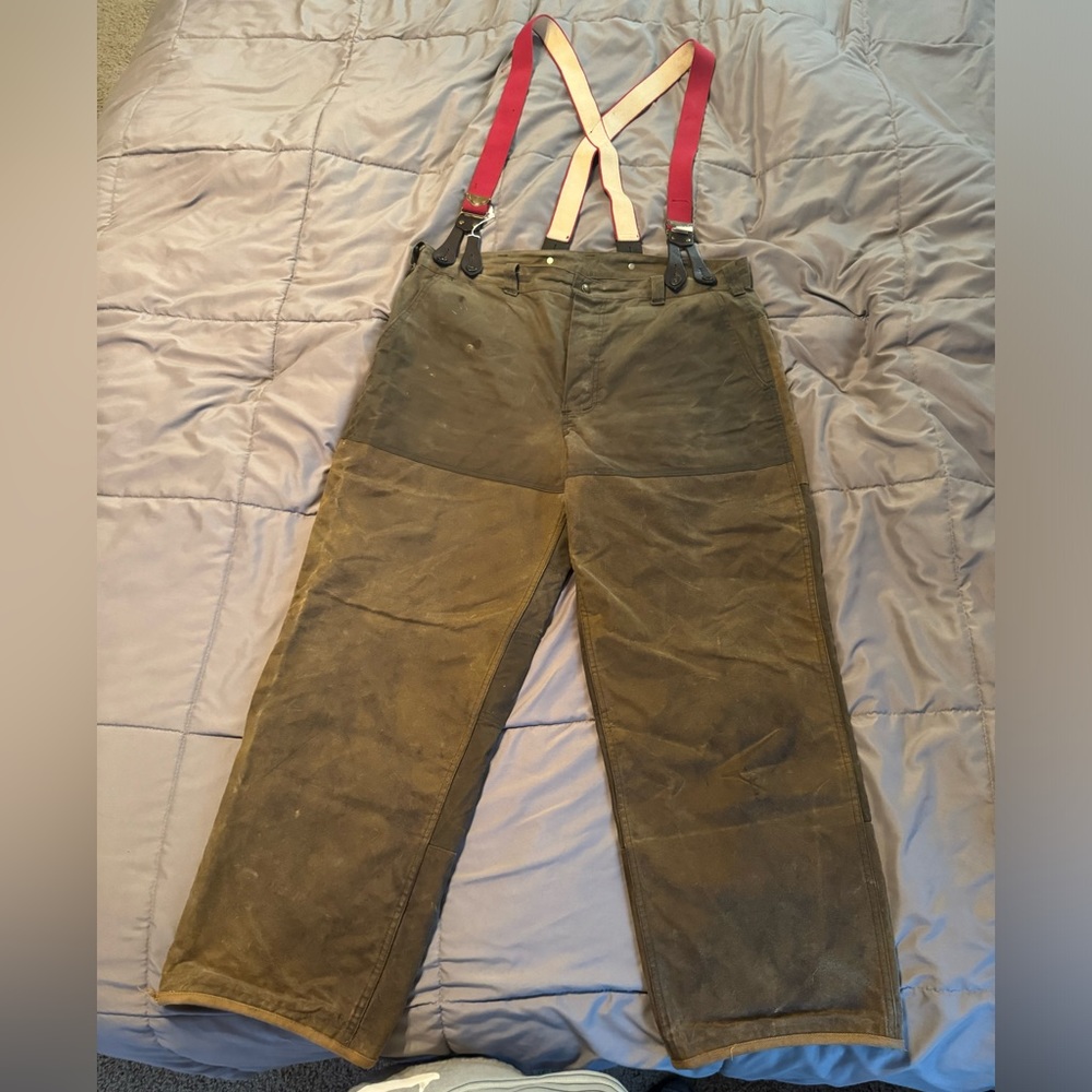 Filson Men's Waxed Tin Cloth Hunting Pants Gem